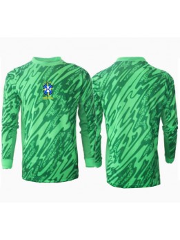 Brasilien Torwart Heimtrikot Copa America 2024 Langarm